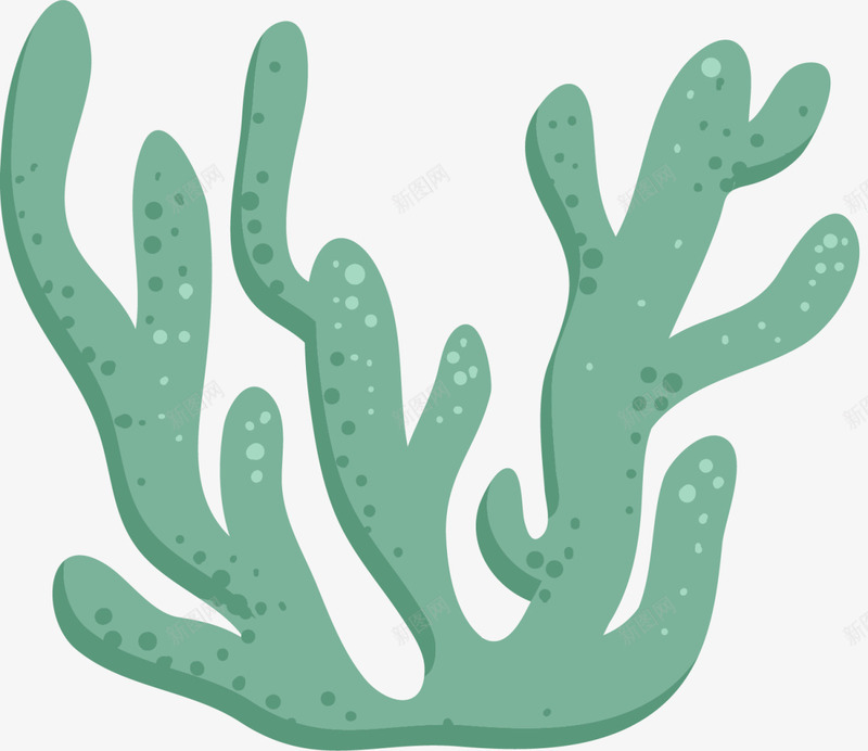 绿色创意大海珊瑚png免抠素材_新图网 https://ixintu.com 6月8号 世界海洋日 大海 大海珊瑚 珊瑚礁 绿色珊瑚 自然