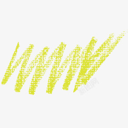 花果山黄绿色粉笔刷清晰高清图片