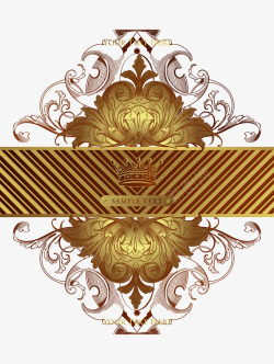 各种样式皇冠经典华丽的欧式花纹边框矢量图高清图片