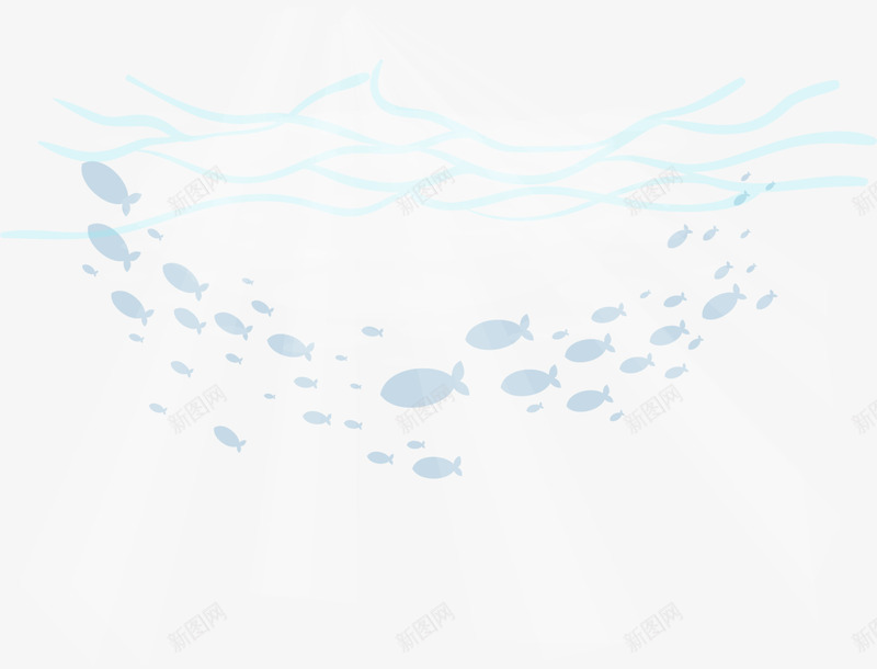 世界海洋日游行的小鱼png免抠素材_新图网 https://ixintu.com 一群鱼 世界海洋日 游动 游行的小鱼 蓝色小鱼 鱼群