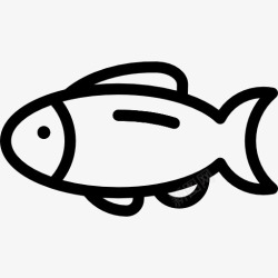 海洋生命水族馆鱼图标高清图片