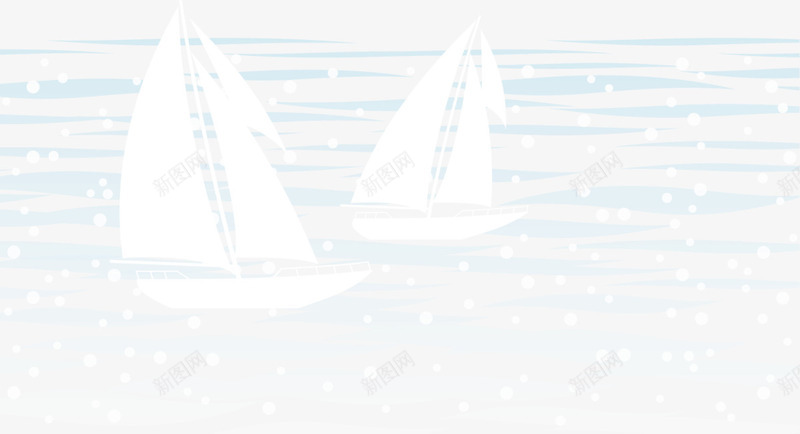 白色海上海面帆船png免抠素材_新图网 https://ixintu.com 6月8号 世界海洋日 大海 小船 海洋 海面帆船 自然