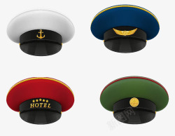 制服帽子海军空军陆军酒店素材