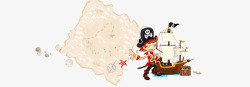 海盗印花精美海盗卡通人物高清图片