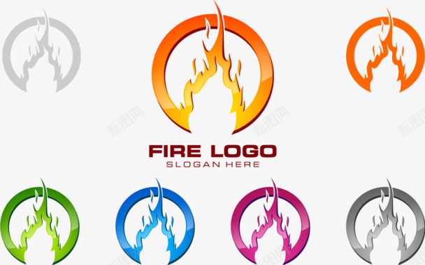 火焰logo图标图标