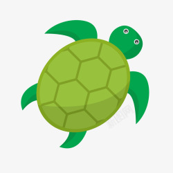 绿色乌龟背景装饰素材