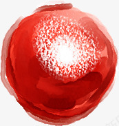 色彩画红色装饰球png免抠素材_新图网 https://ixintu.com 图片 红色 色彩 装饰