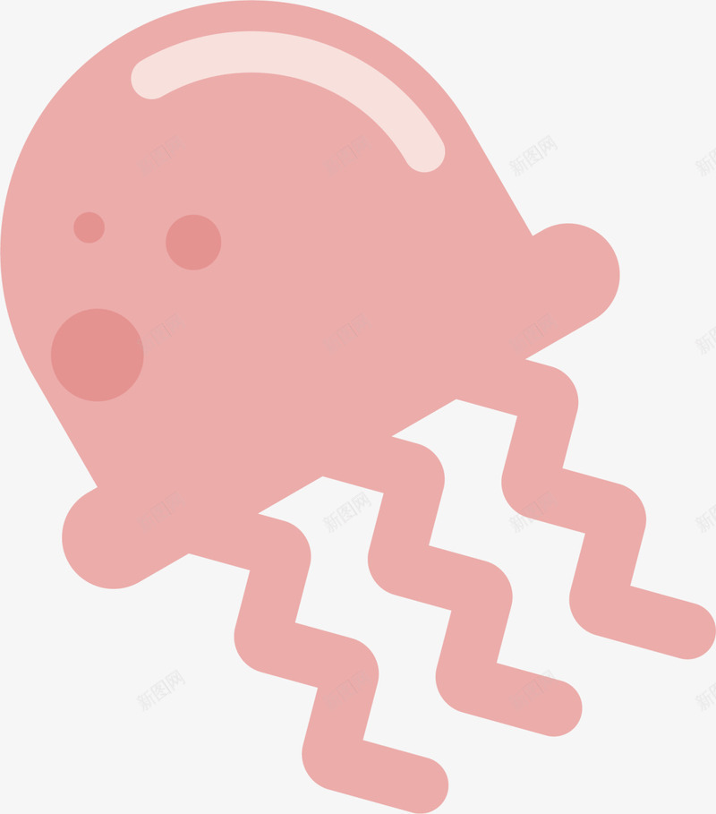 粉色可爱漂浮水母png免抠素材_新图网 https://ixintu.com 6月8号 世界海洋日 大海 漂浮水母 粉色水母 红色水母 自然