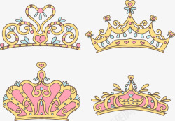 可爱公主皇冠素材