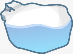 冰山PNG图卡通冰山高清图片
