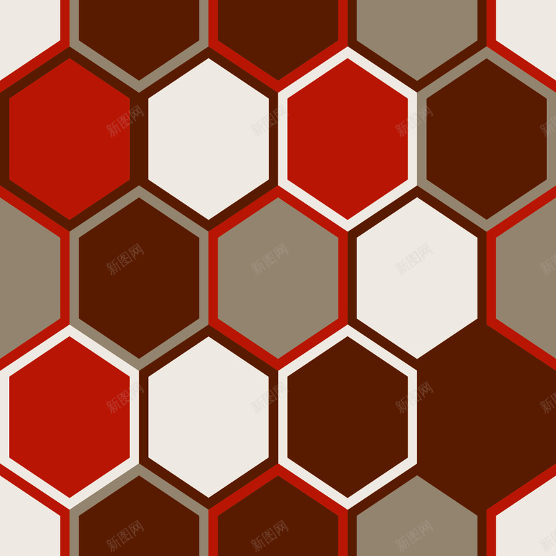 红色几何图案png免抠素材_新图网 https://ixintu.com 几何 印花 图案 红色