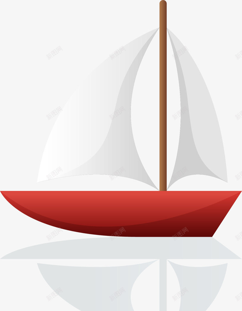 世界海洋日海上小船png免抠素材_新图网 https://ixintu.com 世界海洋日 大海 海上小船 海上帆船 白色船帆 红色小船