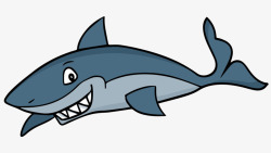 鲛鲨卡通鲨鱼高清图片