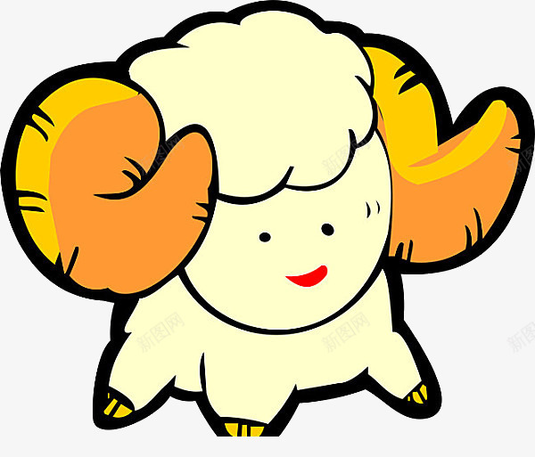 奇妙世界png免抠素材_新图网 https://ixintu.com 卡通 可爱 幼小 牧羊人 羊 羊素材 色彩