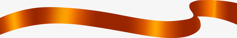 橙色弧形丝带手绘中秋png免抠素材_新图网 https://ixintu.com 丝带 中秋 弧形 橙色