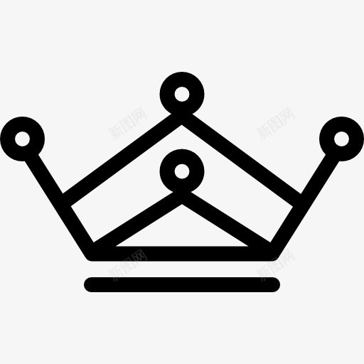 王冠由直线圆的轮廓图标png_新图网 https://ixintu.com 冠 圆 圆的轮廓 王室加冕 皇冠 皇室 线