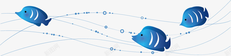 蓝色海洋小鱼背景png免抠素材_新图网 https://ixintu.com 海洋素材 蓝色海洋 蓝色素材