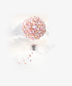 公主心飞翔的气球高清图片
