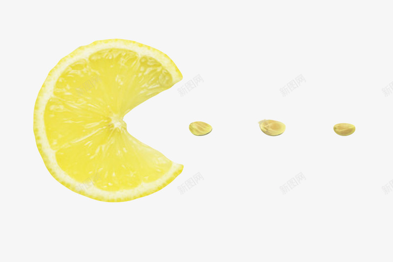 黄色美味的水果柠檬片吃仁卡通png免抠素材_新图网 https://ixintu.com 免扣 免费下载 卡通柠檬片 柠檬 柠檬片 橙色 水果 酸水果