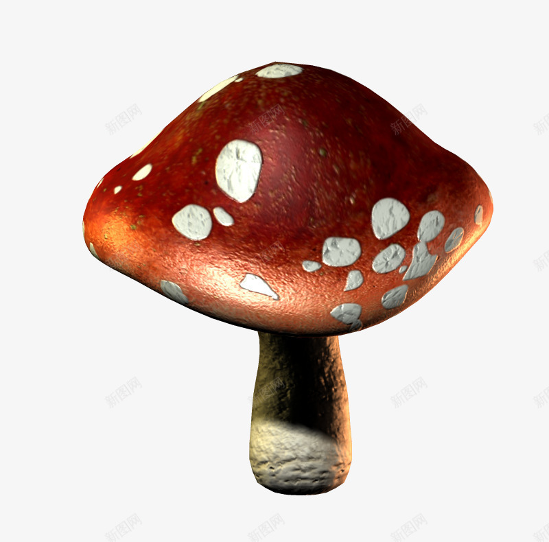 新鲜蘑菇png免抠素材_新图网 https://ixintu.com 橙色花纹蘑菇 花纹蘑菇 蘑菇