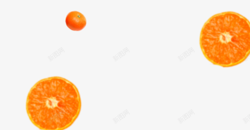 飞舞的橙子png免抠素材_新图网 https://ixintu.com 橙子 橙肉 橙色 水果