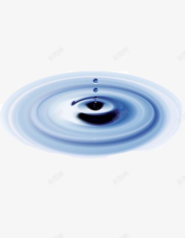 干净的世界png免抠素材_新图网 https://ixintu.com 水 清澈的河水 绘画 艺术 蓝色 装饰