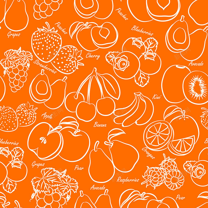 橙色水果背景png免抠素材_新图网 https://ixintu.com 橙色 水果