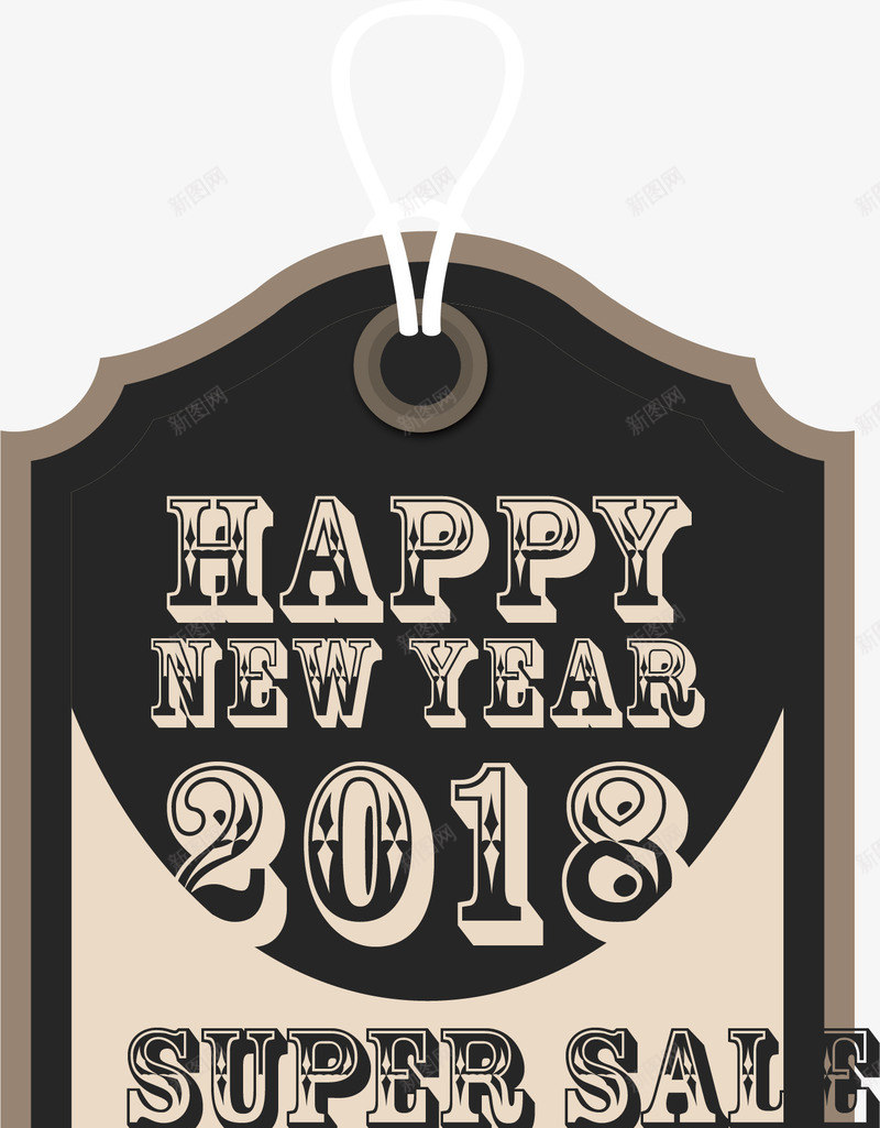 HAPPYNEWYEAR2018纸牌png免抠素材_新图网 https://ixintu.com 2018 HAPPY NEW YEAR 产品牌 吊牌 纸牌 说明牌