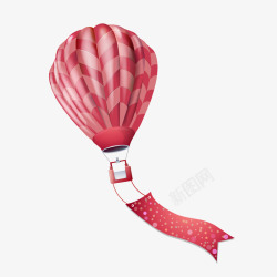 红色气球广告红色气球横幅高清图片