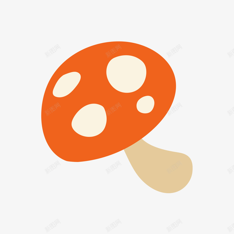 橙灰色的蘑菇png免抠素材_新图网 https://ixintu.com 橙色 橙色蘑菇 灰色 白色 秋季 菌类 蘑菇