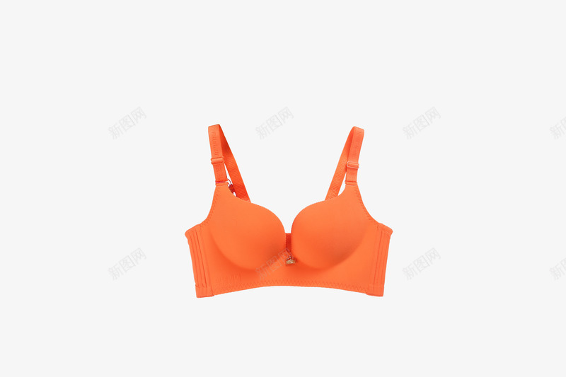 橙色胸罩png免抠素材_新图网 https://ixintu.com 女内衣 橙色 皇冠 胸罩