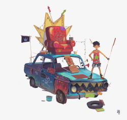彩绘创意图案素材