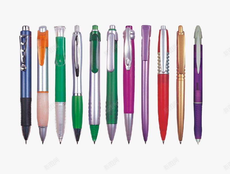 各种款式的笔png免抠素材_新图网 https://ixintu.com 产品实物 圆珠笔 多款 多色 笔