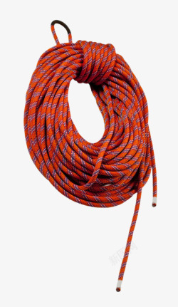 拉车绳子一捆红色绳子高清图片