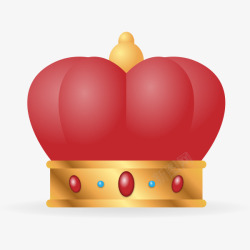 卡通公主王冠素材
