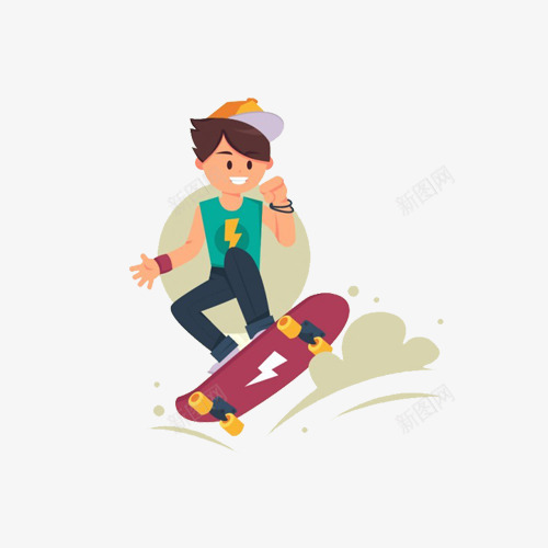 青少年滑板运动片png免抠素材_新图网 https://ixintu.com 图片 滑板 潮流 运动 青少年
