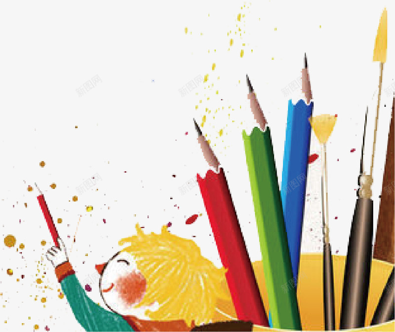 彩铅铅笔png免抠素材_新图网 https://ixintu.com 卡通人物 学习用具 彩色铅笔 彩铅铅笔免费下载 绘画 铅笔 铅笔图案