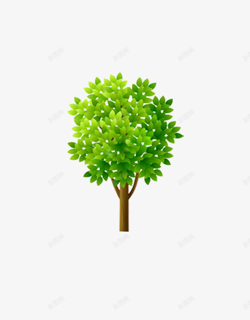 一棵小树psd免抠素材_新图网 https://ixintu.com 一棵 小树 树木