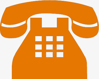 橙色卡通电话医疗png免抠素材_新图网 https://ixintu.com 医疗 卡通 手绘电话机 橙色 电话