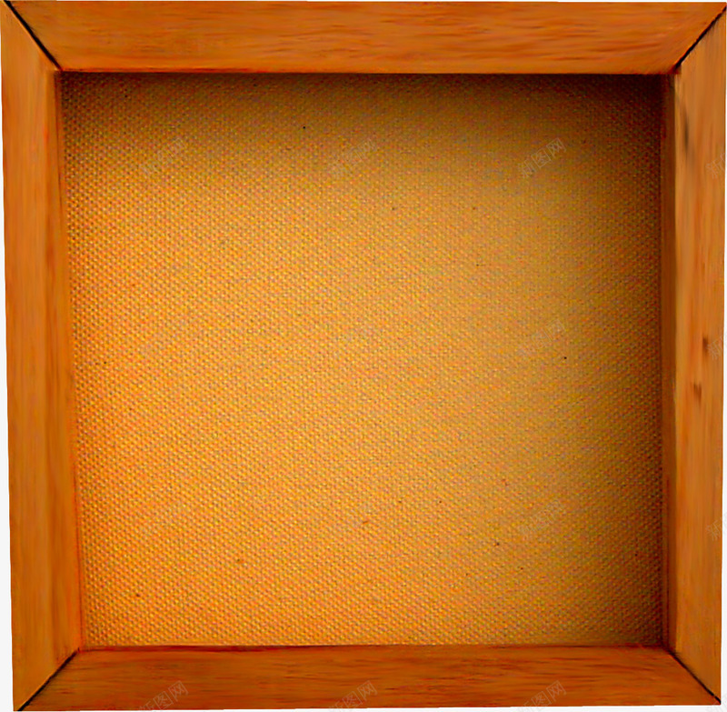 木框png免抠素材_新图网 https://ixintu.com 木板 木框素材 橙色木框