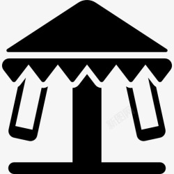 公园骑游乐场图标高清图片