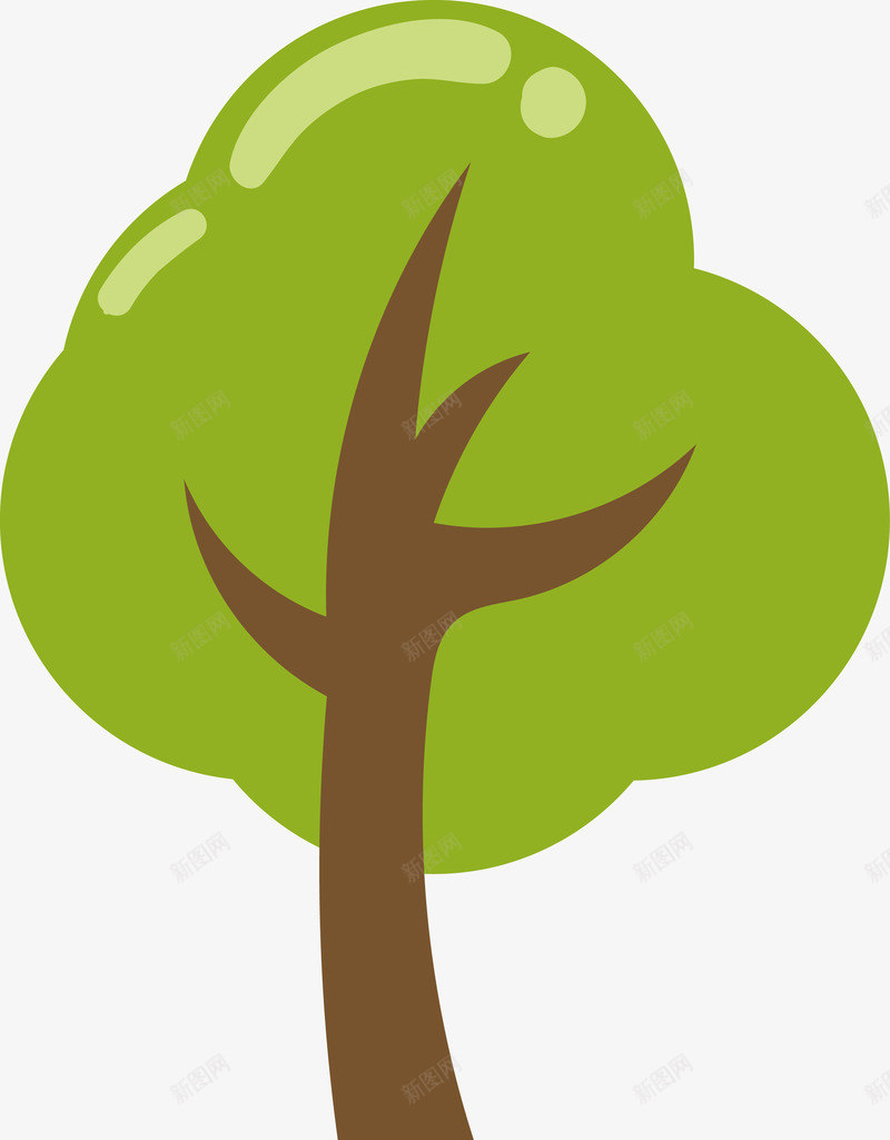 绿色小树苗png免抠素材_新图网 https://ixintu.com 叶子 大树 小树 成长过程 树 树木 树苗 植物 绿色 绿色植物 茁壮成长