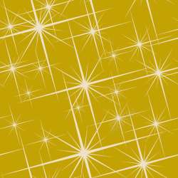 黄色星形发光矢量图素材