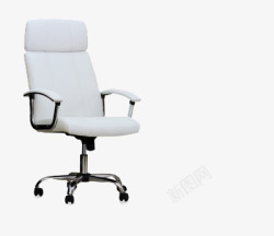 白色旋转椅子素材