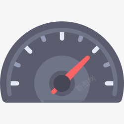 速度测量车速表图标高清图片