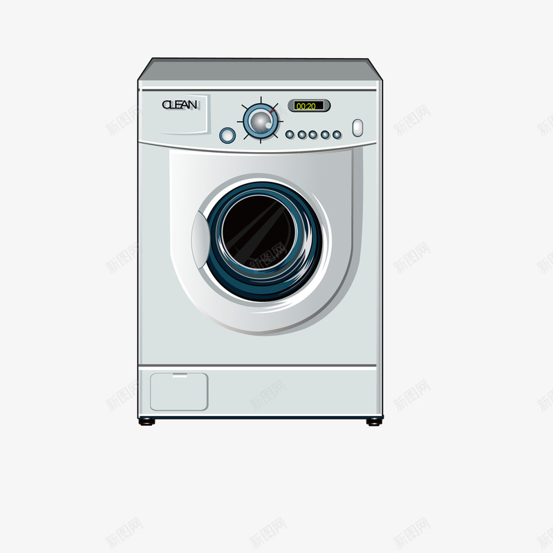 五一促销家用滚筒洗衣机png免抠素材_新图网 https://ixintu.com 五一大放价 促销 家电 活动 降价