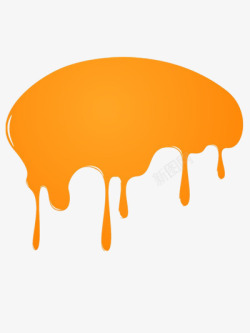 橙色颜料管橙色颜料艺术高清图片