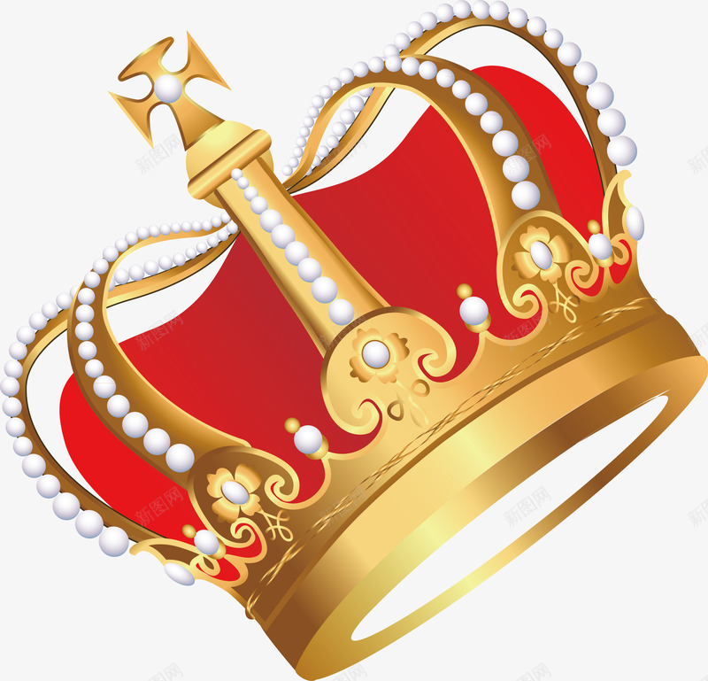 皇冠装饰案png免抠素材_新图网 https://ixintu.com 图案 皇冠 皇冠装饰 装 设计 饰设计矢量图案