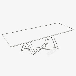 折叠桌折叠式桌子简笔画图标高清图片