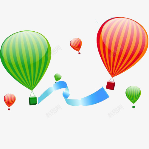 彩色热气球横幅png免抠素材_新图网 https://ixintu.com 卡通 卡通热气球 彩色热气球横幅 手绘 横幅 热气球 热气球条幅 祝福